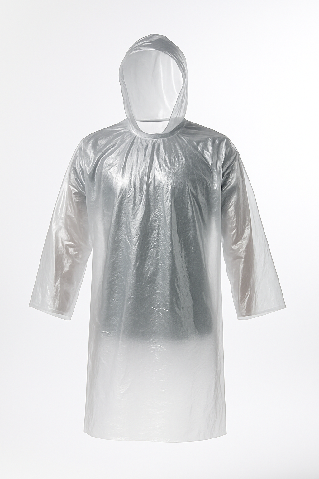 capa de chuva polietileno reutilizável transparente brasmo