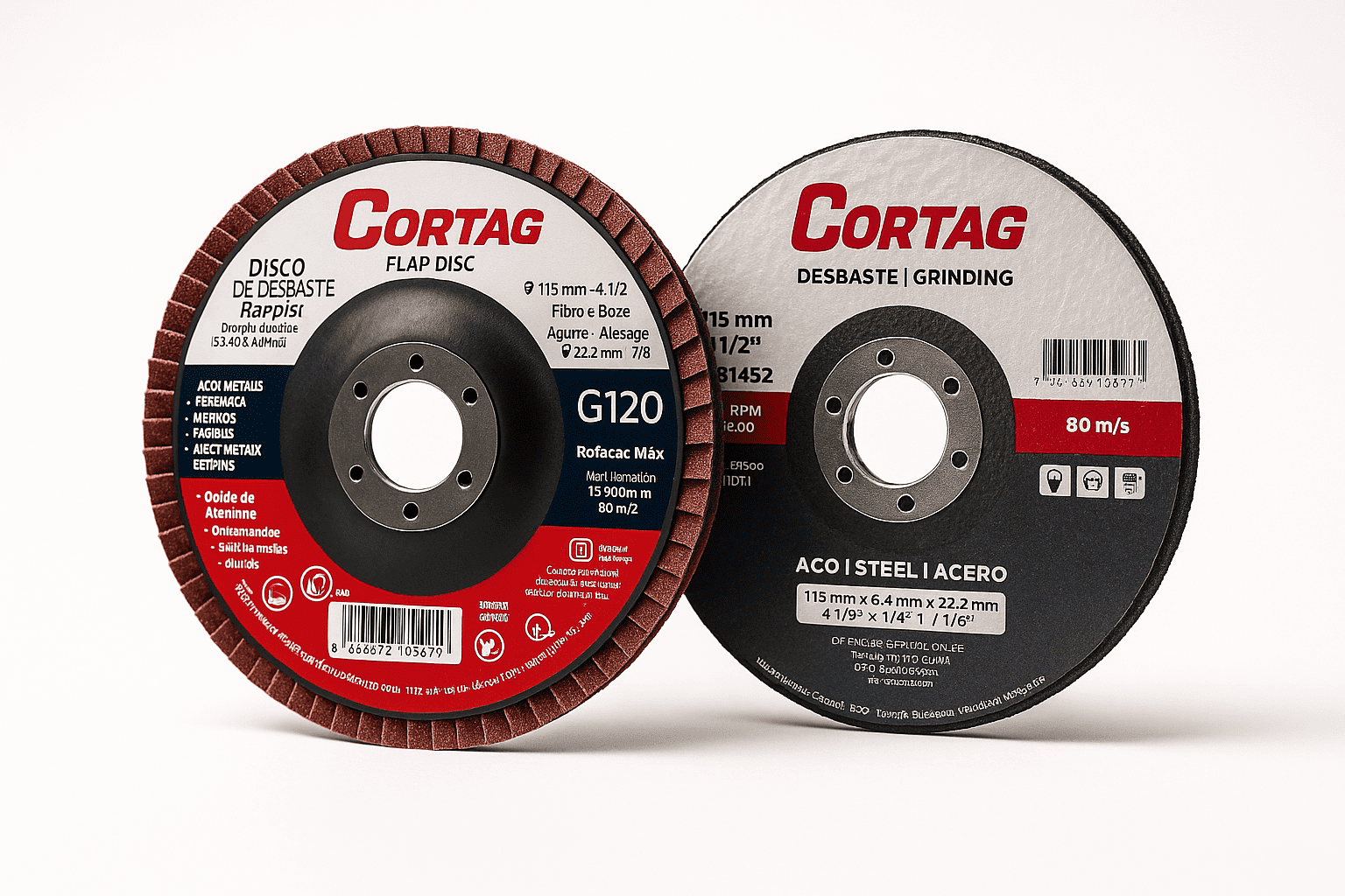 disco de desbaste 115mm cortag
